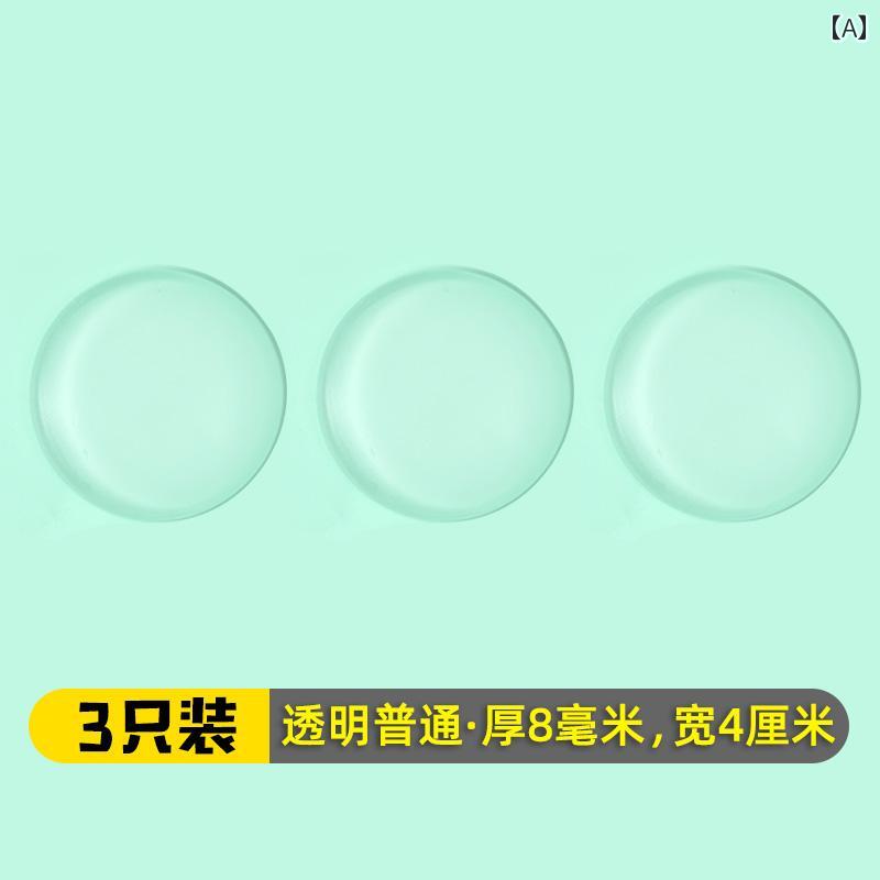 戸当り クッション 開き戸 衝突 騒音 傷 防止 ドアストッパー ソフト シリコン 厚手 跡残りしない 浴室 便座 家具 セット シンプル 無地 丸型 透明