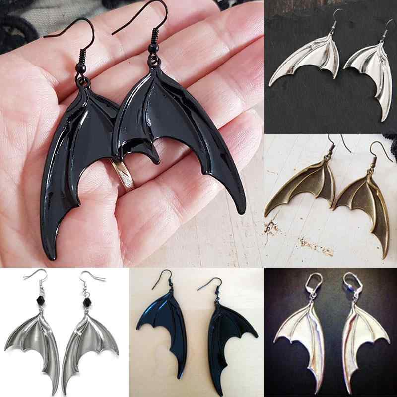 ピアス ダーク ハロウィン バット ウイング ゴシック ヴァンパイア ユニセックス コウモリ 翼 男女兼用..