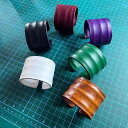 ブレスレット メンズ レザー 手作り レトロ アクセサリー ワイド 牛革 男性 紳士 レディース 女性 ニッチ 太め 幅広 シンプル 素材 フリーサイズ 黄 黒...