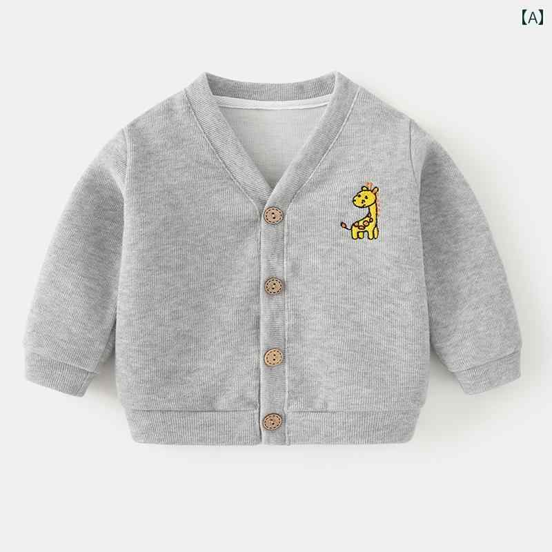 子ども カーディガン 女の子 ベビー ニット セーター 男の子 コート ショート丈 子...