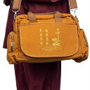 厚手 キャンバス 生地 ショルダー トート 大容量 丈夫 ロータス メンズ レディース 巡礼 僧侶 仏陀 在家者 サシェ 羅漢 瞑想 ユニセックス 41x11x...