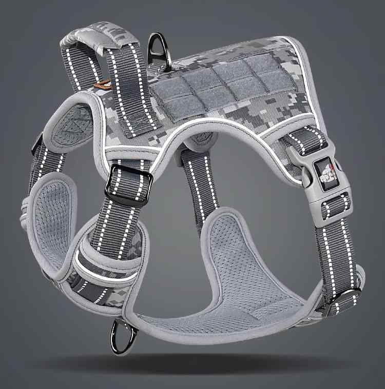 ハーネス 犬 足を通さず タクティカル ベスト リード ロープ 春夏 バックル ストラップ サイズ調節可能..
