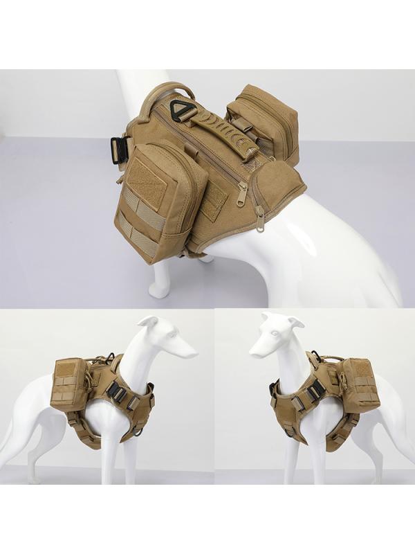 ハーネス 犬 足を通さず タクティカル ベスト リード ロープ ポーチ バックル ストラップ サイズ調節可..