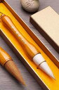 書道 筆 太い 学校 文房具 習字用品 書初め 楷書 行書 絵画 中国 ダルマ軸 持ちやすい 円錐形 コシ 弾力性 剛柔 細軟 大きい 初心者 ギフトボックス ...
