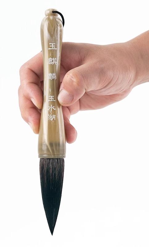 書道 筆 太い 学校 文房具 習字用品 対句 楷書 行書 絵画 中国 ダルマ軸 牛の角 持ちやすい 散峰 コシ 弾力性 滑らか 柔軟 吸墨が良い イタチ 羊 熊