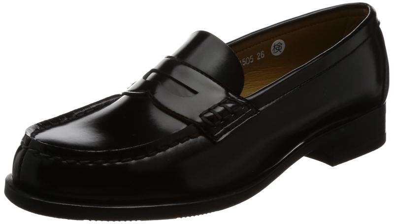 [ハルタ] ローファー トラディショナル 3E 合皮 レディース 4505 ブラック 24.5 cm 3E