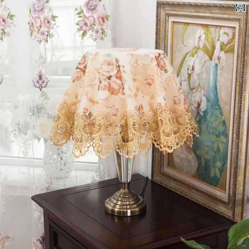 ほこりよけ カバー 布 テーブルランプ 小型家電 防塵 雑貨 多目的 家庭用 インテリア リビング 寝室 刺..