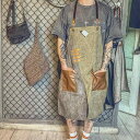 ガーデニングエプロン おしゃれ ファッション デニム メンズ レディース 男女兼用 オーバーオール 理容室 バリスタ グレー ブルー グリーン フリーサイズ キ...