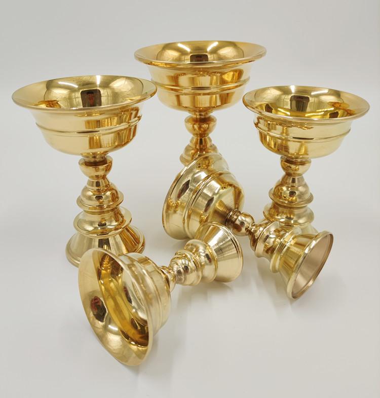 仏具 小物 チベット仏教 ギーランプ キャンドルカップ 燭台 仏前 供養 祈祷 祭壇 装飾 家庭用 縁起物 滑らか 厚め 銅 シンプル おしゃれ 無地