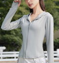 ラッシュガード レディース 長袖 夏 薄手 ひんやり 涼しい 通気性 スリムフィット 日焼け防止 服 アウトドア スポーツ ショート丈 指穴 グレー 黒 ピンク