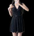 ベリーダンス レッスン着 レディース セクシー 練習 ウェア 女性 ナイトクラブ バー パフォーマンス スパンコール きらきら Vネック 背中 クロス ノースリ...