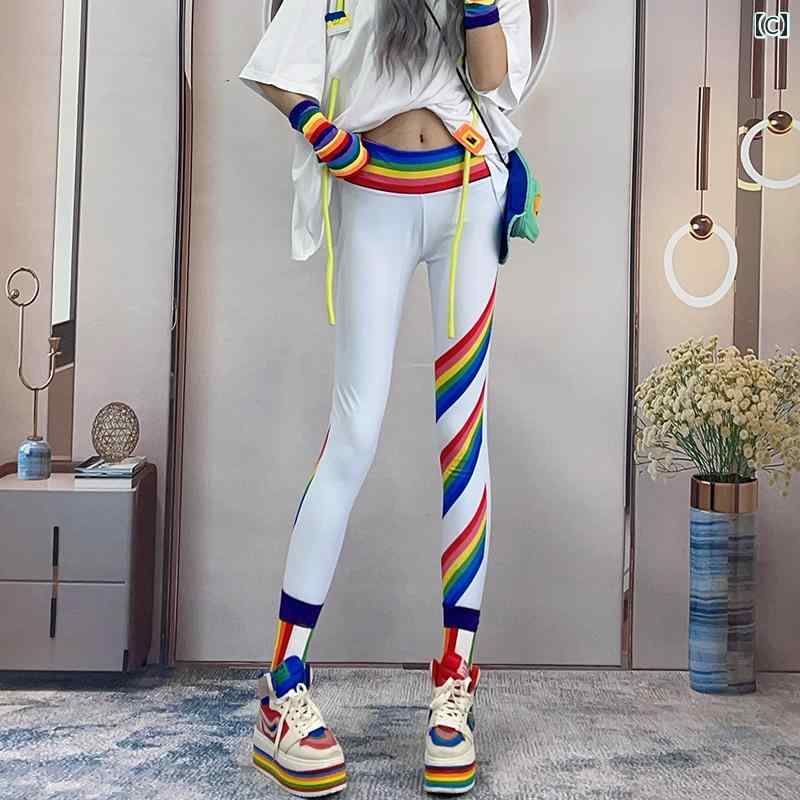 レギンス レディース 秋冬 スパッツ パンツ 裏起毛 厚手 暖かい ストレッチ 伸縮性 通気性 快適 柔らかい インナー ヨガ ルームウェア おしゃれ プリント 派手柄 花 ボーダー 赤 白 黒