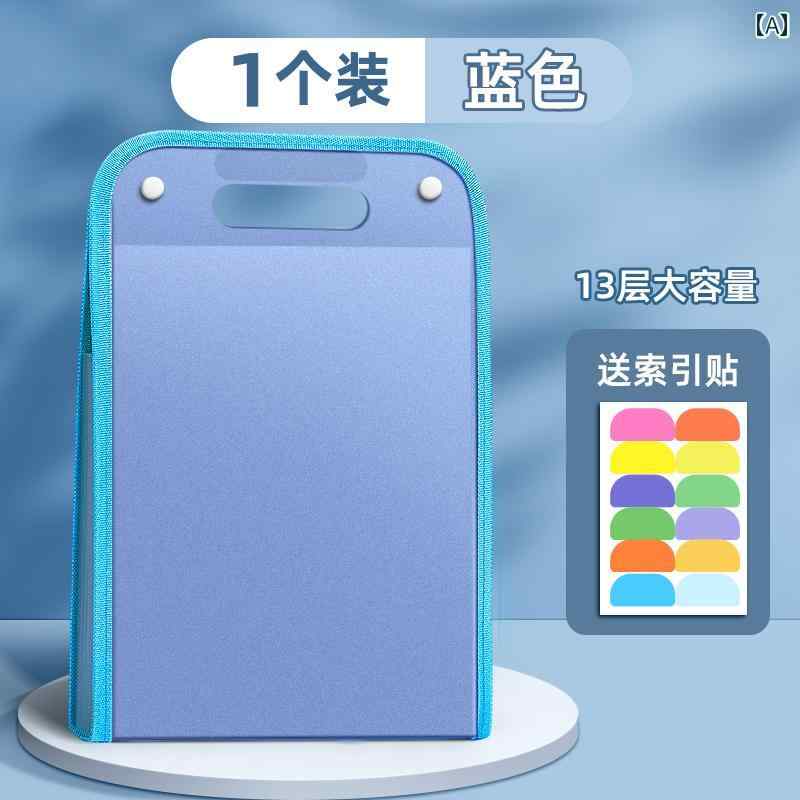 書類ケース 持ち運び A4 収納 ドキュメント ファイル 入れ 手提 バッグ 縦型 蛇腹 アコーディオン 大容..