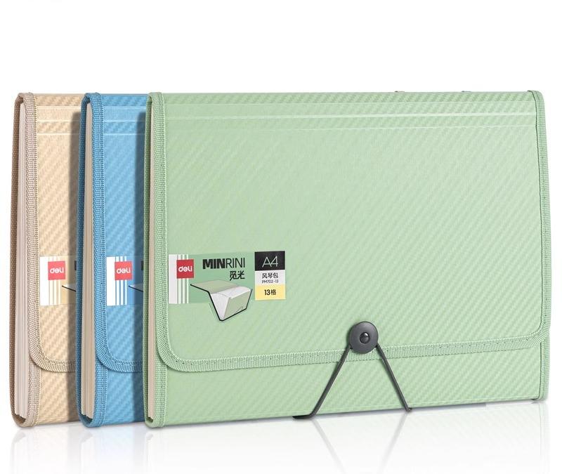 書類ケース 持ち運び A4 収納 ドキュメント ファイル 入れ バッグ 防水 蛇腹 アコーディオン 大容量 13..