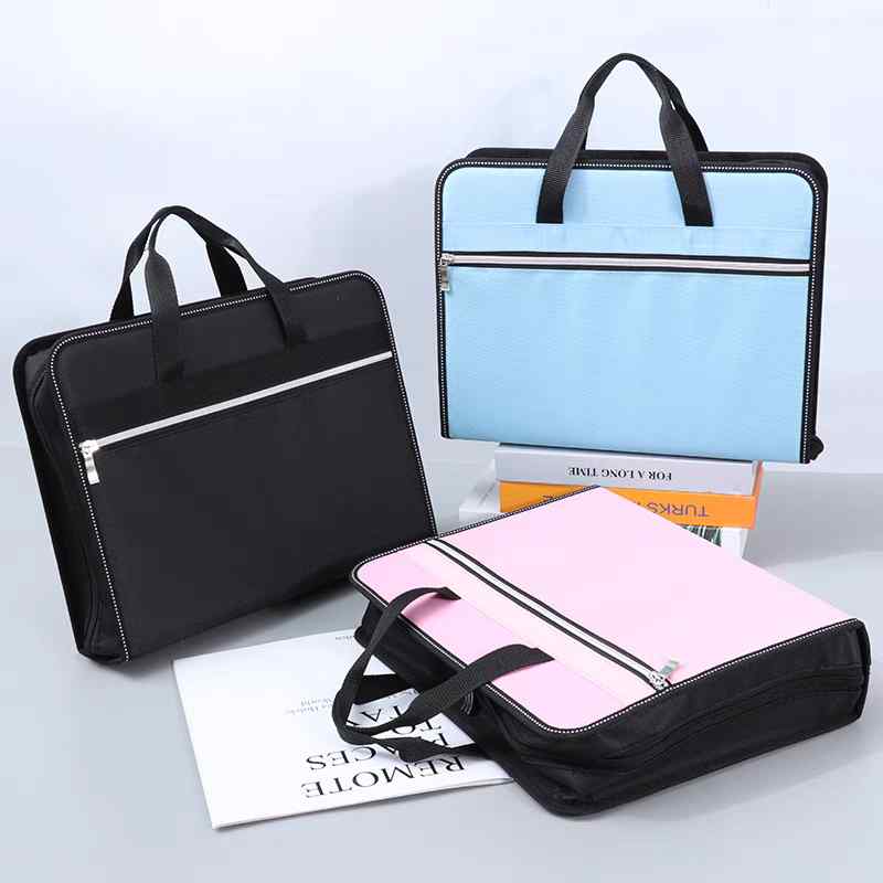 書類ケース 持ち運び A4 収納 ドキュメント ファイル 入れ 手提げ キャンバス オックスフォード 蛇腹 ..