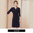 受付 制服 ワンピース レディース おしゃれ 夏 豪華 ビジネス スーツ 女性 七分袖 ホテル フロント 営業
