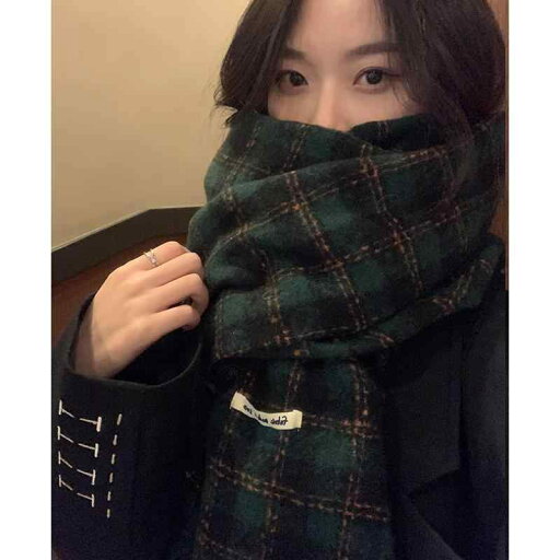マフラー かわいい レディース 女性 韓国 冬 暖かい 防寒 保温 ショール カジュアル 普段使い 通勤 オフィス ポリエステル 繊維 緑 チェック 柄 フリンジ マフラー かわいい レディース 女性 韓国 冬 暖かい 防寒 保温 ショール カジュアル 普段使い 通勤 オフィス ポリエステル 繊維 緑 チェック 柄 フリンジ