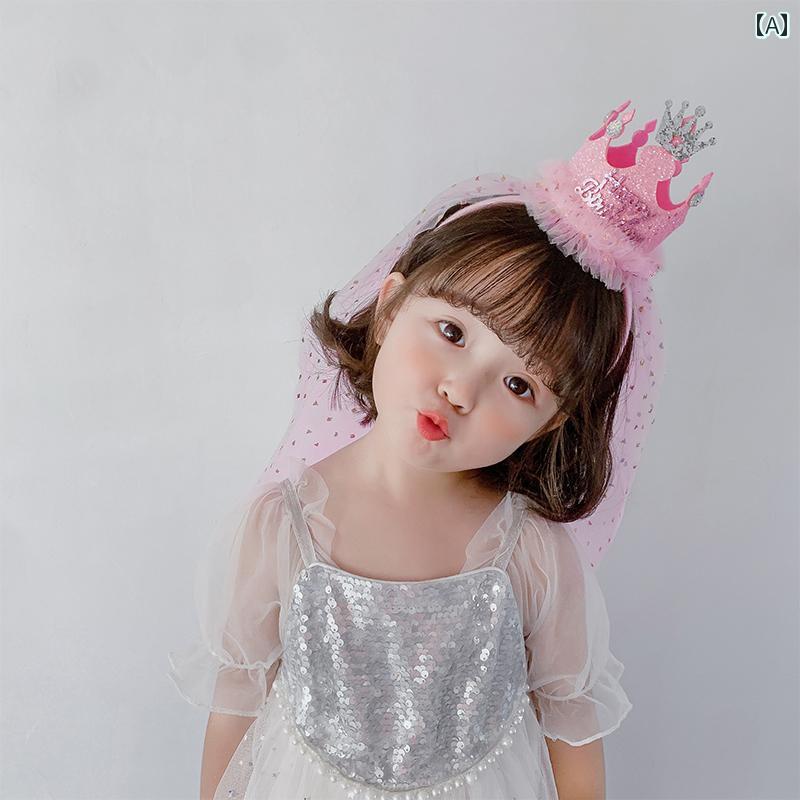 バースデー ハット 誕生日 パーティー 装飾 アイテム グッズ かわいい 帽子 王冠 クラウン カチューシ..