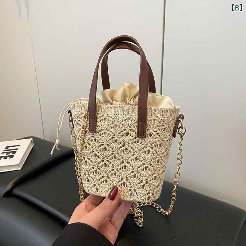 かご バッグ おしゃれ 夏 小さめ ショルダー デート カジュアル リゾート 旅行 携帯電話 レディース 麦わら カーキ オフホワイト