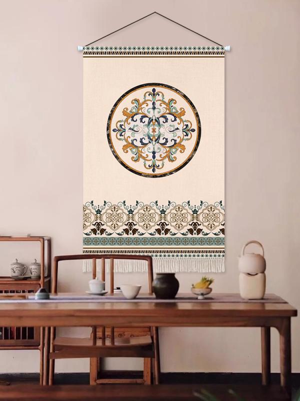 おしゃれ インテリア タペストリー 民族風 エスニック 壁掛け 吊り下げ 装飾 タッセル リビング 寝室 廊下 玄関 絵画 アート ディスプレイ