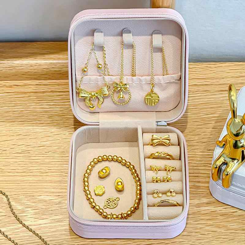 ジュエリーボックス 大容量 アクセサリー 装飾品 収納 整理 ミニ コンパクト 携帯 イヤリング ネックレ..