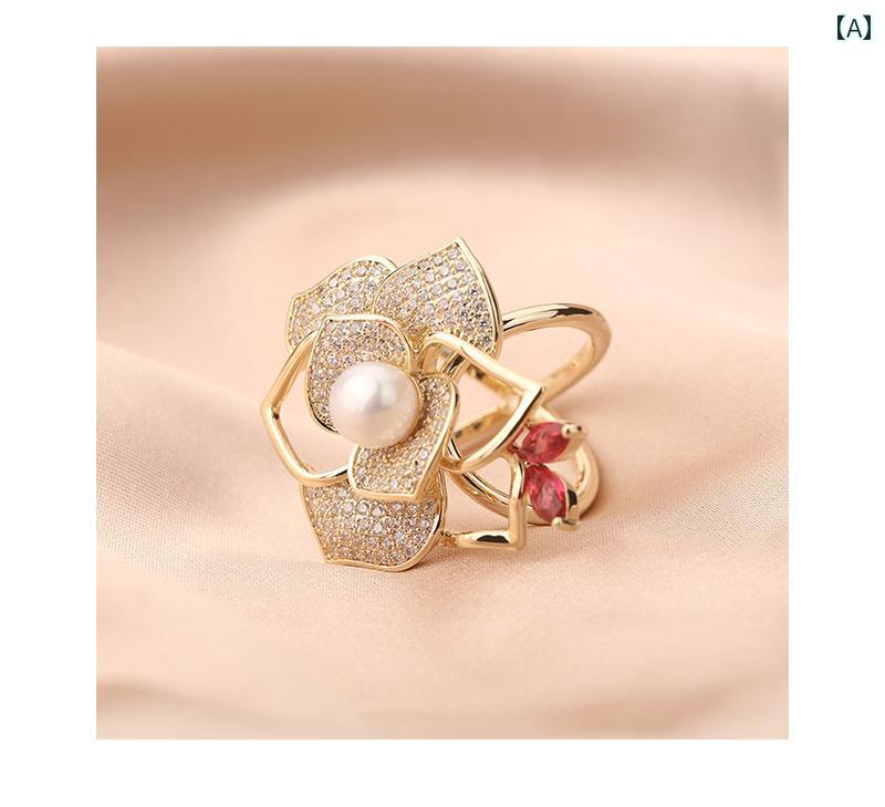 スカーフリング おしゃれ 入学式 卒園式 韓国 レディース ショール 留め具 アクセサリー バックル 小物 装飾品 春秋 コート ベルト シンプル 上品 ゴールド 花