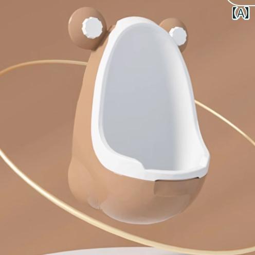 子ども トイレトレーニング 男の子 練習 ベビー 小便器 壁掛け セット 取り外し 簡単 立ち おしっこ カラフル 青 緑 黄色 丸み ツートーン