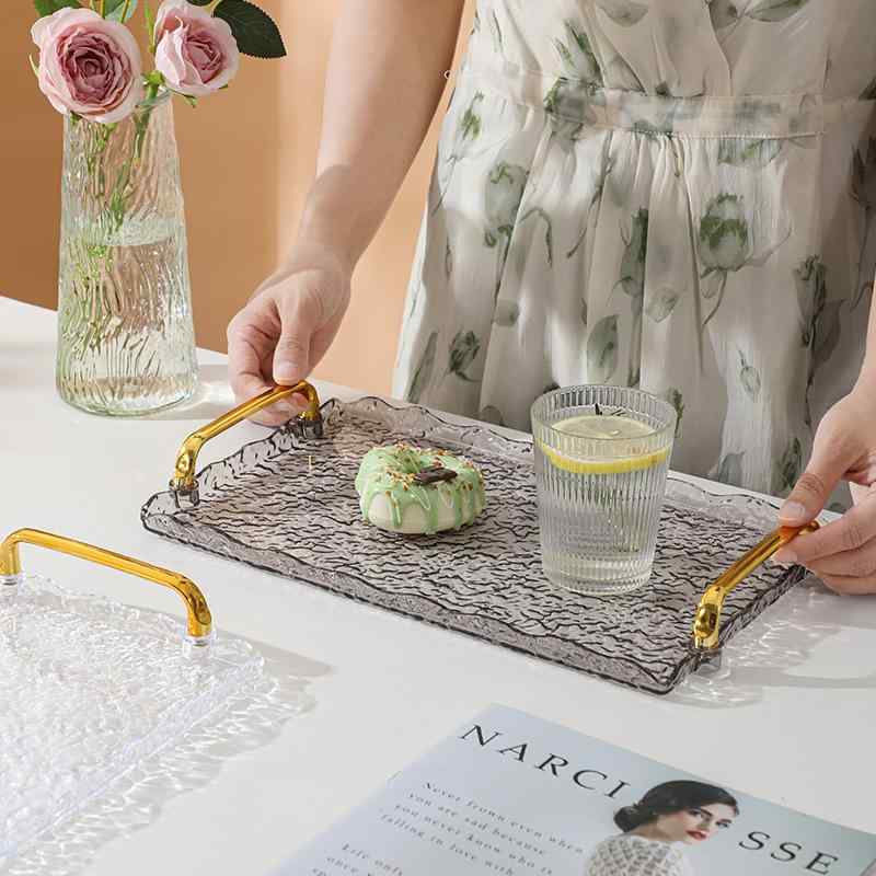 お盆トレー おしゃれ 来客 普段使い おもてなし おぼん キッチン 雑貨 ダイニング フルーツ ケーキ 小..