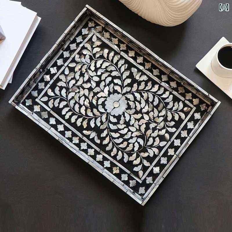 お盆トレー おしゃれ 来客 普段使い おもてなし おぼん 配膳 キッチン 雑貨 ダイニング フルーツ ケー..