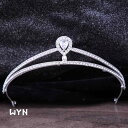 ヘアアクセサリー 結婚式 レディース ブライダル 花嫁 ウェディング ヘッドドレス 髪飾り パーティー お色直し 撮影道具 おしゃれ 韓国 ティアラ ストーン ...