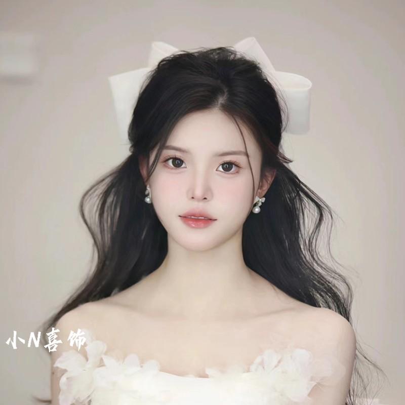 ヘアアクセサリー 結婚式 レディース ブライダル 花嫁 ウェディング ヘッドドレス 髪飾り パーティー ..