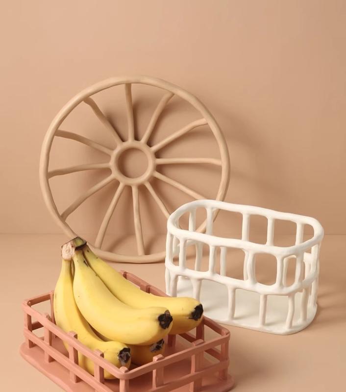 フルーツバスケット おしゃれ 北欧 プレート かご リビング キッチン 雑貨 テーブル モダン シンプル ..