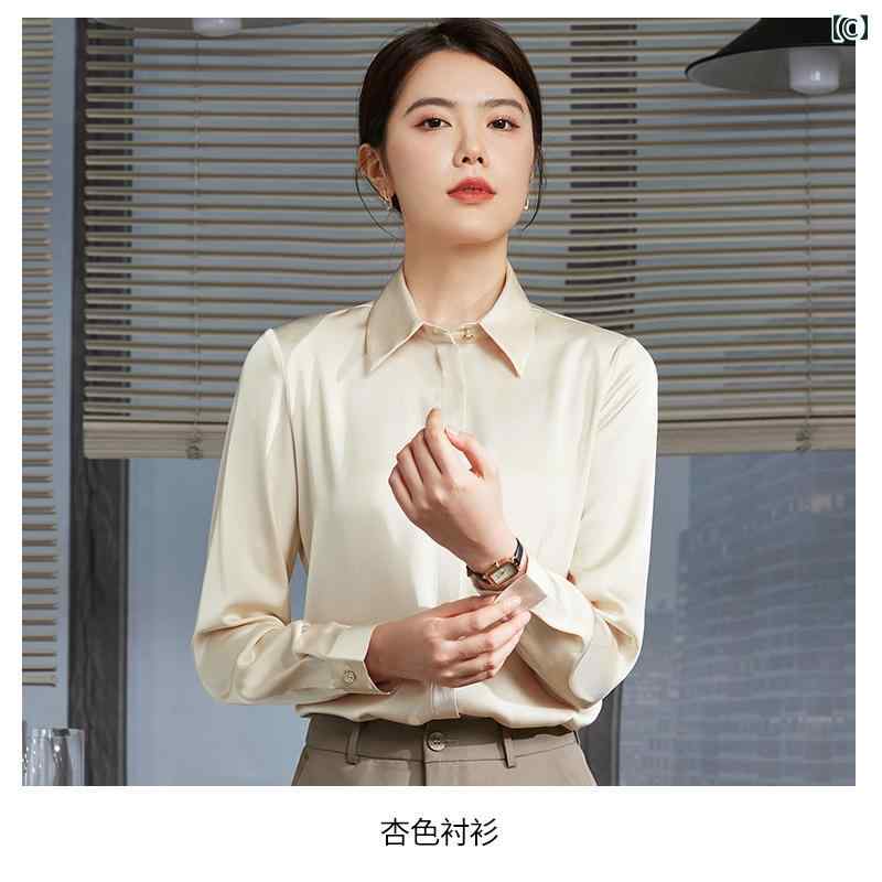 ビジネス シャツ レディース おしゃれ 白 女性 長袖 教師 面接 フォーマル 販売員 ...