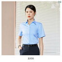 ホテル 制服 おしゃれ ブルー 半袖 シャツ スーツ メンズ レディース フロント デスク 店舗 販売員 ビジネス