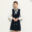 受付 制服 ワンピース レディース おしゃれ 長袖 シャツ ベスト 礼 OL スチュワーデス ホテル フロント 宝石 店舗 教師