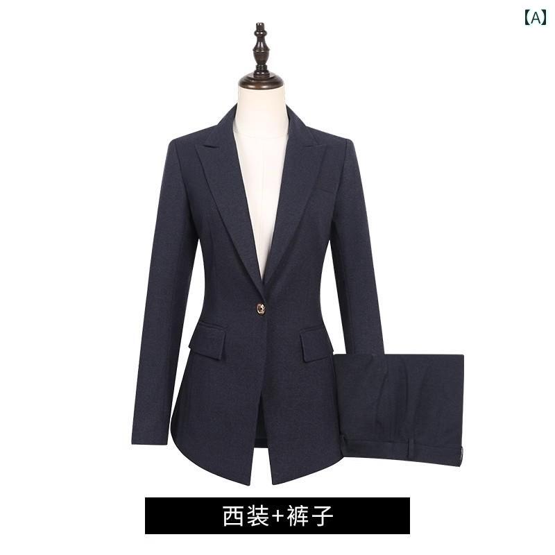 スーツ セットアップ レディース スカート おしゃれ ビジネス 長袖 ホテル マネージャー 女性 秋 インタビュー ジャケット 女性