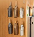 アクセサリー 収納 壁掛け おしゃれ 玄関 ドア 傘 ラック パンチフリー クリア 家庭用 多機能 花瓶 ロング ボックス シンプル 長方形 白 茶 グレー