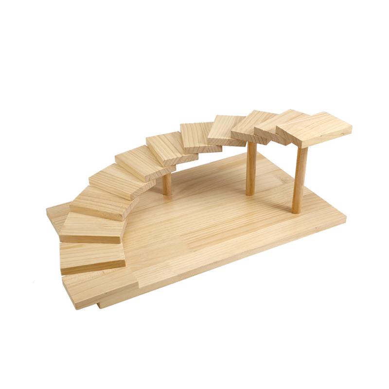 立体盛込 段々 盛り付け皿 寿司 すし もりつけ台 木製 階段型 刺し身 お肉 飾り ディスプレイ 飲食店 創作料理 日本食 料亭 宴会 ホームパーティー 四角 プレート おしゃれ