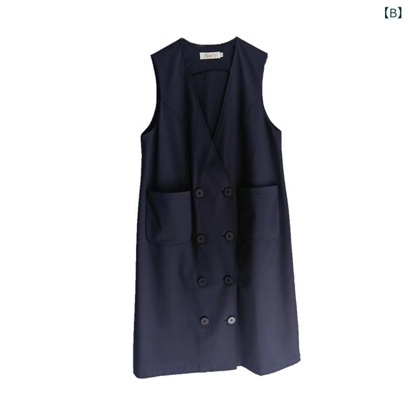 マタニティ スーツ ウェア 夏 半袖 シャツ ワンピース オフィス 事務服 面接 OL 2点セット 薄手 涼しい ボタン Vネック ポケット 水色 紺