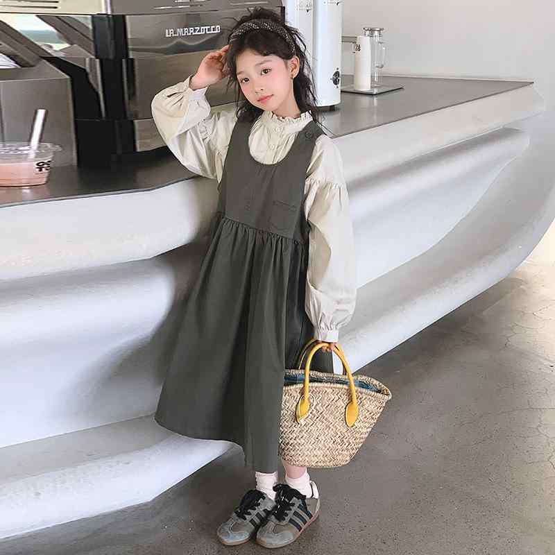 スタイル: 韓国シャツ+スカート セット