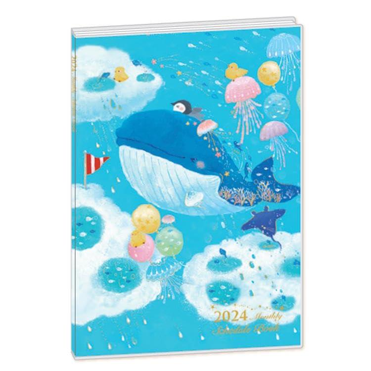 クローズピン 吉田麻乃 手帳 2024年 B6 マンスリー