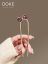 かんざし 普段使い レディース ヘアアクセサリー 一本 U字型 ピン まとめ髪 アレンジ ブライダル 成人式 パーティー かわいい リボン キラキラ