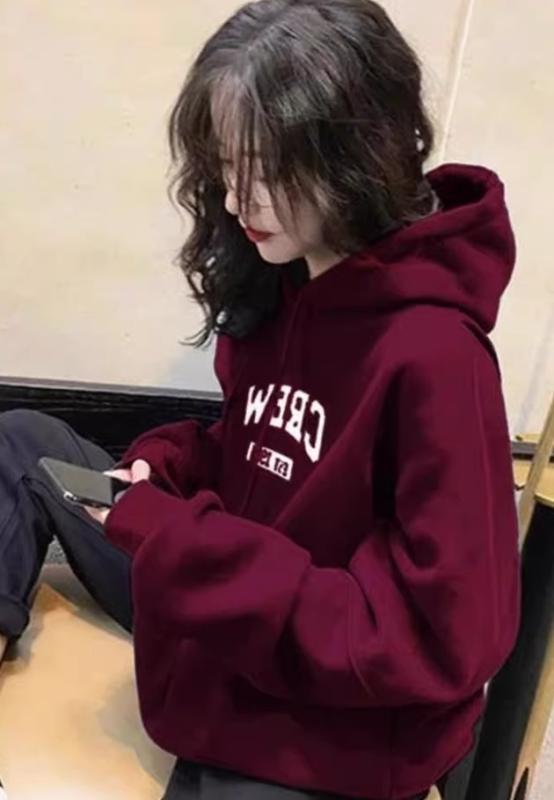 パーカー レディース 春秋 トップス プルオーバー トレーナー スウェット 長袖 フード あったか 裏地付 カジュアル 英字 ドラゴン 大きいサイズ 赤 青 黒