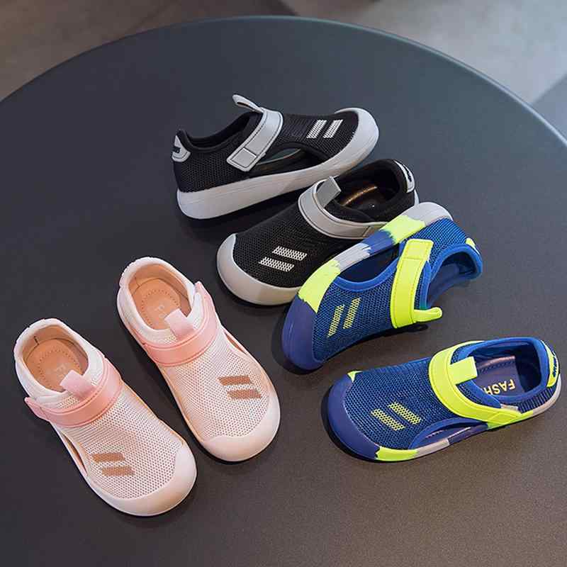 サンダル キッズ 男の子 女の子 夏 通気性 涼しい メッシュ カジュアル ソフトソール 滑りにくい 履き..