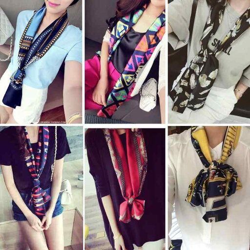 スカーフ 春 レディース 首元 おしゃれ オールシーズン ファッション アイテム 女性用 多用途 細長い 韓国 長方形 黒 イエロー ピンク 花柄 スカーフ 春 レディース 首元 おしゃれ オールシーズン ファッション アイテム 女性用 多用途 細長い 韓国 長方形 黒 イエロー ピンク 花柄