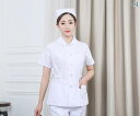 ナース服 大きいサイズ レディース トップス パンツ キャップ セット 白衣 長袖 半袖 スタンドカラー 丸襟 ボタン ポケット スリム 通気 しわになりにくい...