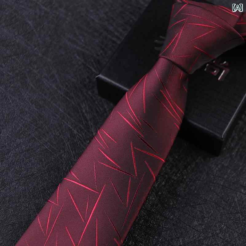 ネクタイ メンズ 韓国 幅広 ビジネス 通勤 オフィス フォーマル 結婚式 二次会 シニア 紳士 父の日 誕生日 プレゼント 小物 おしゃれ 黒 ボルドー