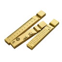 文鎮 おしゃれ 豪華 真鍮 定規 多機能 ブラシホルダー 銅 ペンホルダー 書道 習字 用品 道具 紙 書類 学習 ペーパーウェイト 重し メモリ 無地