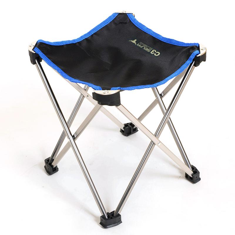 折りたたみ椅子 アウトドア コンパクト 屋外 ポータブル スツール 軽量 アルミ 携帯用 持ち運び 収納バ..