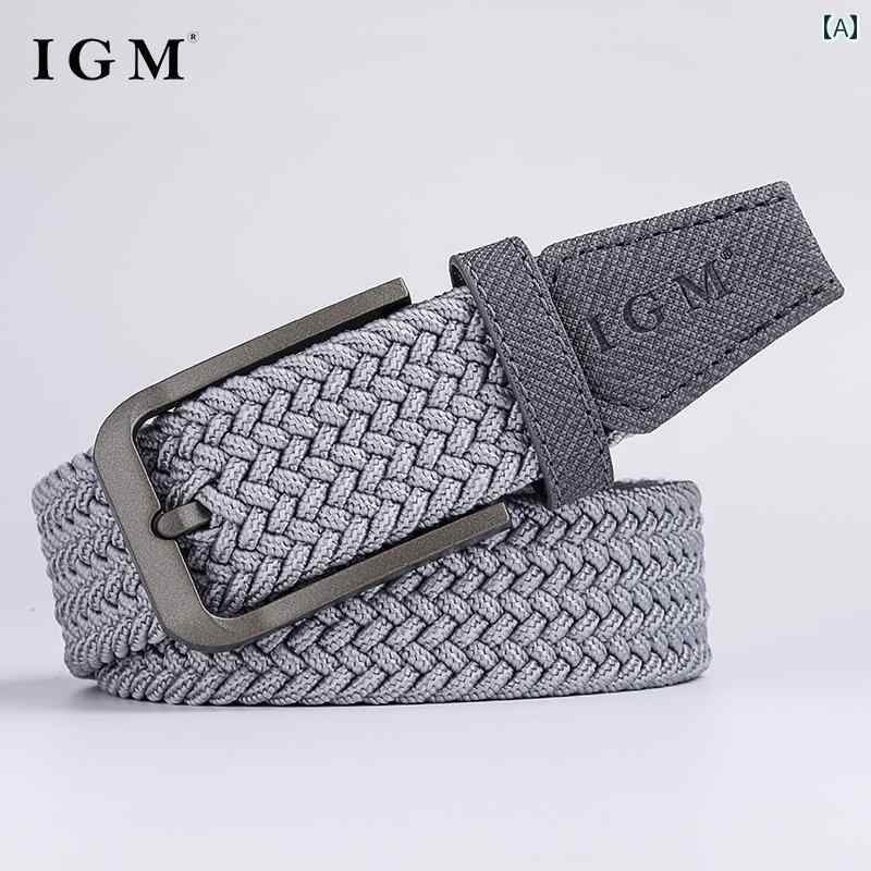 穴なし ベルト メンズ 編み込み 伸縮 弾力 カジュアル ビジネス 学生 スポーツ 夏 キャンバス 蝋皮